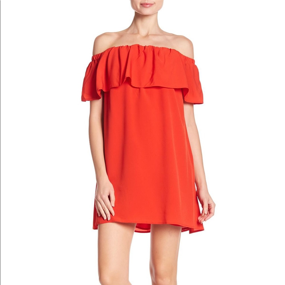 French Connection Off The Shoulder Dress NWT